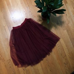 High waisted ballerina skirt